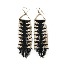 Load image into Gallery viewer, Emilie Arrow Fringe Earrings $33