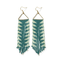 Load image into Gallery viewer, Emilie Arrow Fringe Earrings $33