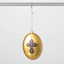 Load image into Gallery viewer, Nativity Glitter Ornament $12