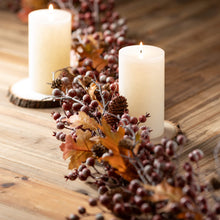 Load image into Gallery viewer, Rustic Fall Berry Leaf Garland $65
