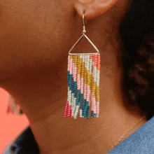 Load image into Gallery viewer, Whitney Fringe Earring -$33