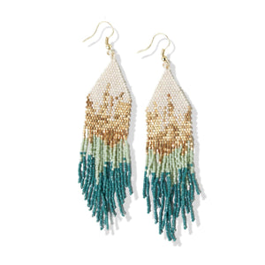 $38 Claire Ombre Fringe Earring