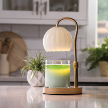 Load image into Gallery viewer, Candle Warmer Lamp Milk Glass
