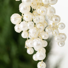 Load image into Gallery viewer, Pearl Cluster Drop Ornament $15
