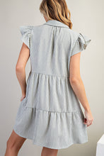 Load image into Gallery viewer, Striped Button Down Dress
