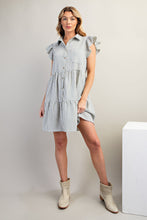 Load image into Gallery viewer, Striped Button Down Dress
