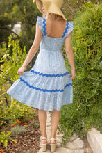 Load image into Gallery viewer, Wavy Trim Midi Dress
