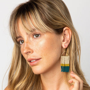 Whitney Fringe Earring -$33