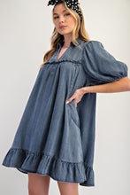 Load image into Gallery viewer, Washed Denim Dress
