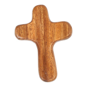 Acacia Wood Cross 4"